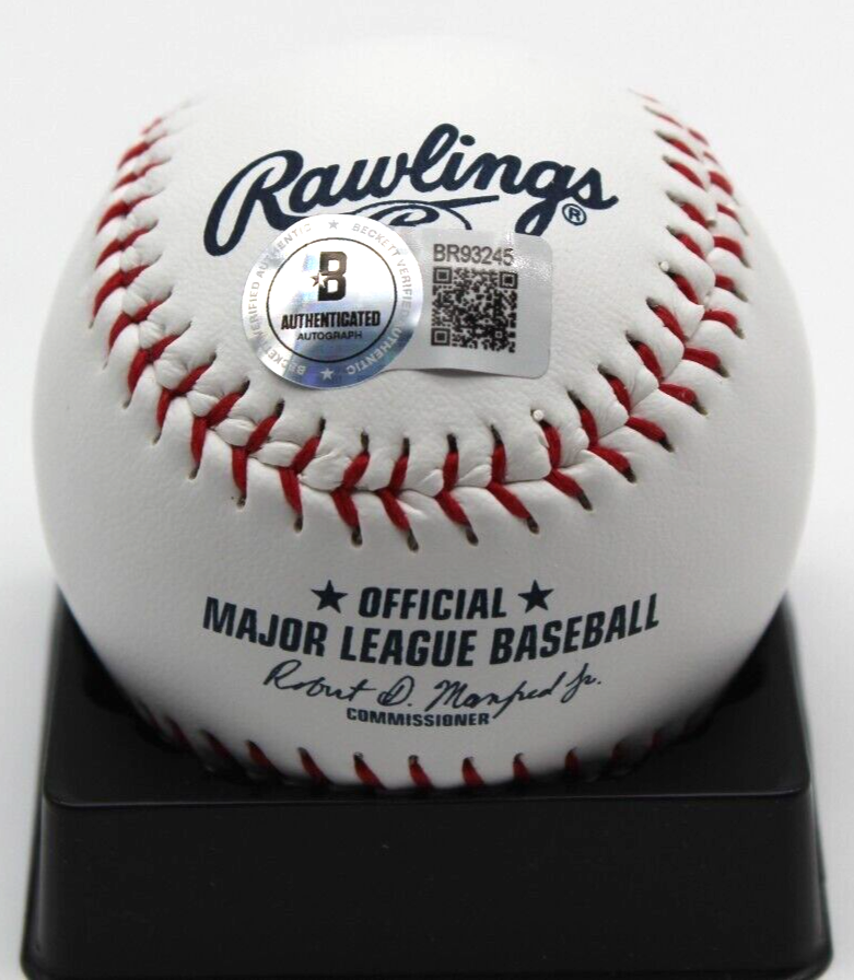Freddy Garcia Signed White Sox Major League Logo Ball w/Beckett BAS BR93245