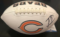 Riley Ridley Chicago Bears Signed Full Size Logo Football W/Beckett COA Proof