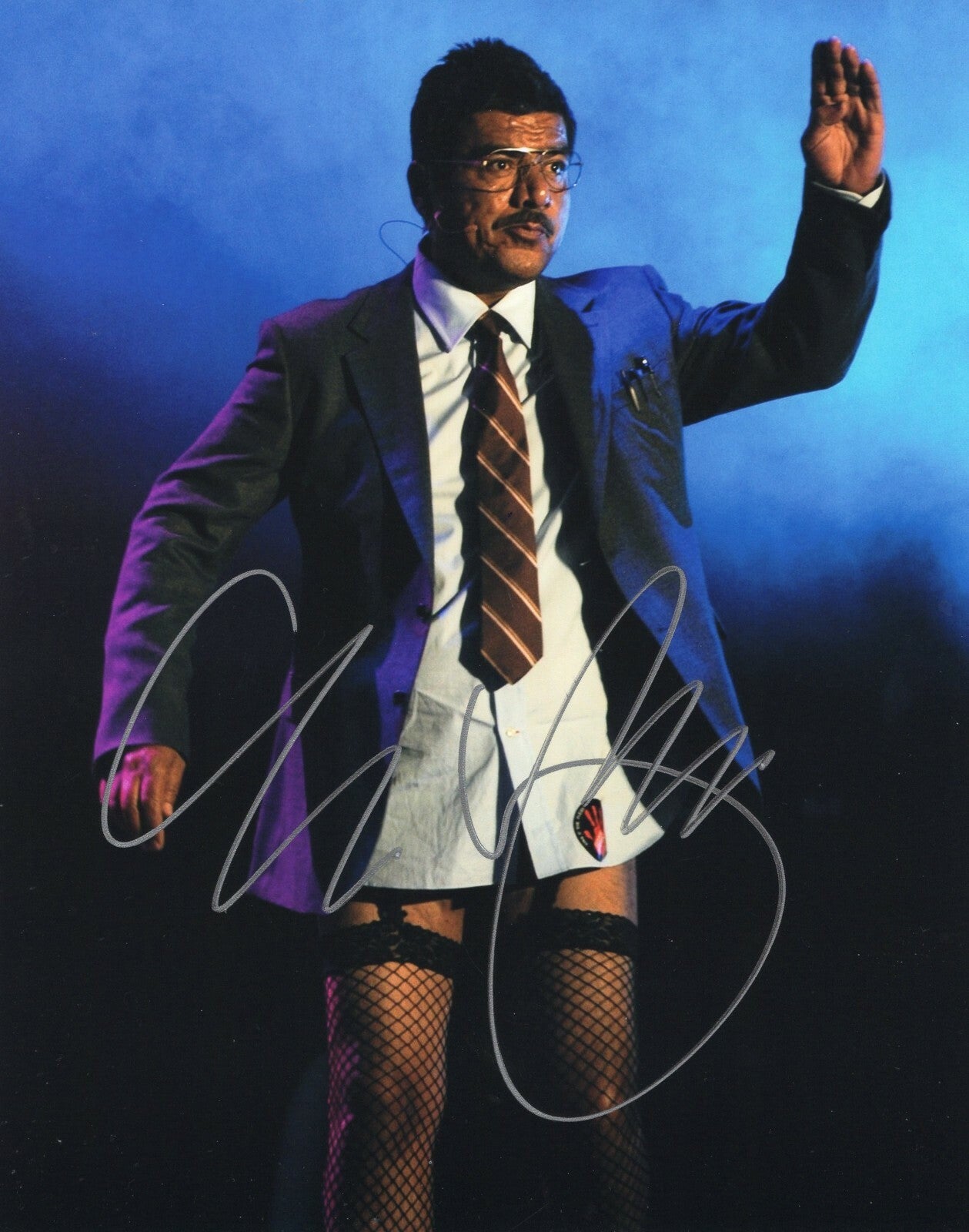 George Lopez Signed 8x10 Photo w/COA Comedian George Lopez Lopez Tonight #2  