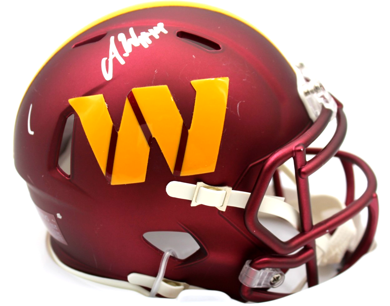 Sonny Styles & Antonio Williams Commanders Signed Mini Helmet w/JSA COA CR86313