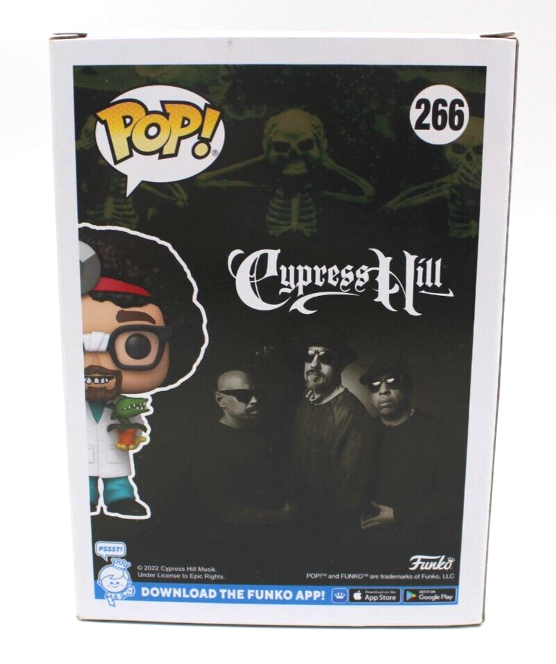 B-Real AS Dr. Greenthumb Cypress Hill Signed Funko Pop w/Beckett COA BH010990