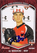 AJ Bogucki Signed 2012 Under Armour Baseball Card All American Game Bowman #1