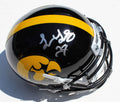 Toren Young Signed Iowa Hawkeyes Mini Football Helmet w/COA C