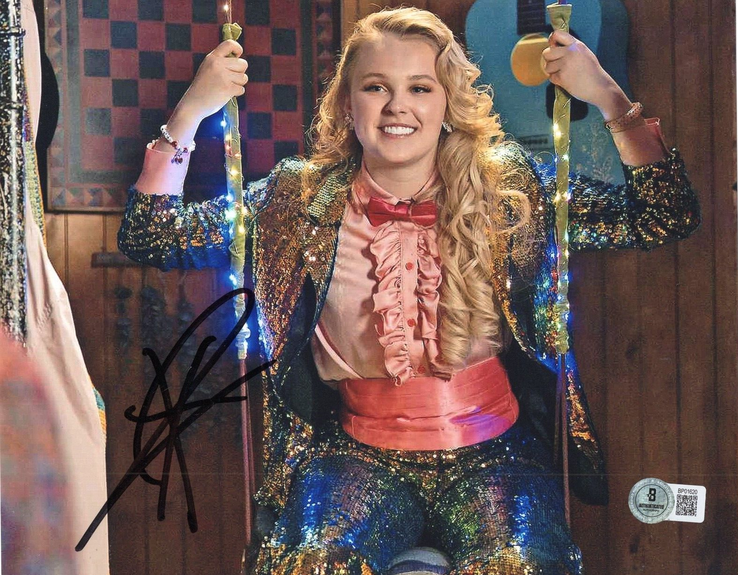 Jo Jo Siwa Guilty Pleasure Musician Signed 8x10 Photo w/Beckett COA BP01620