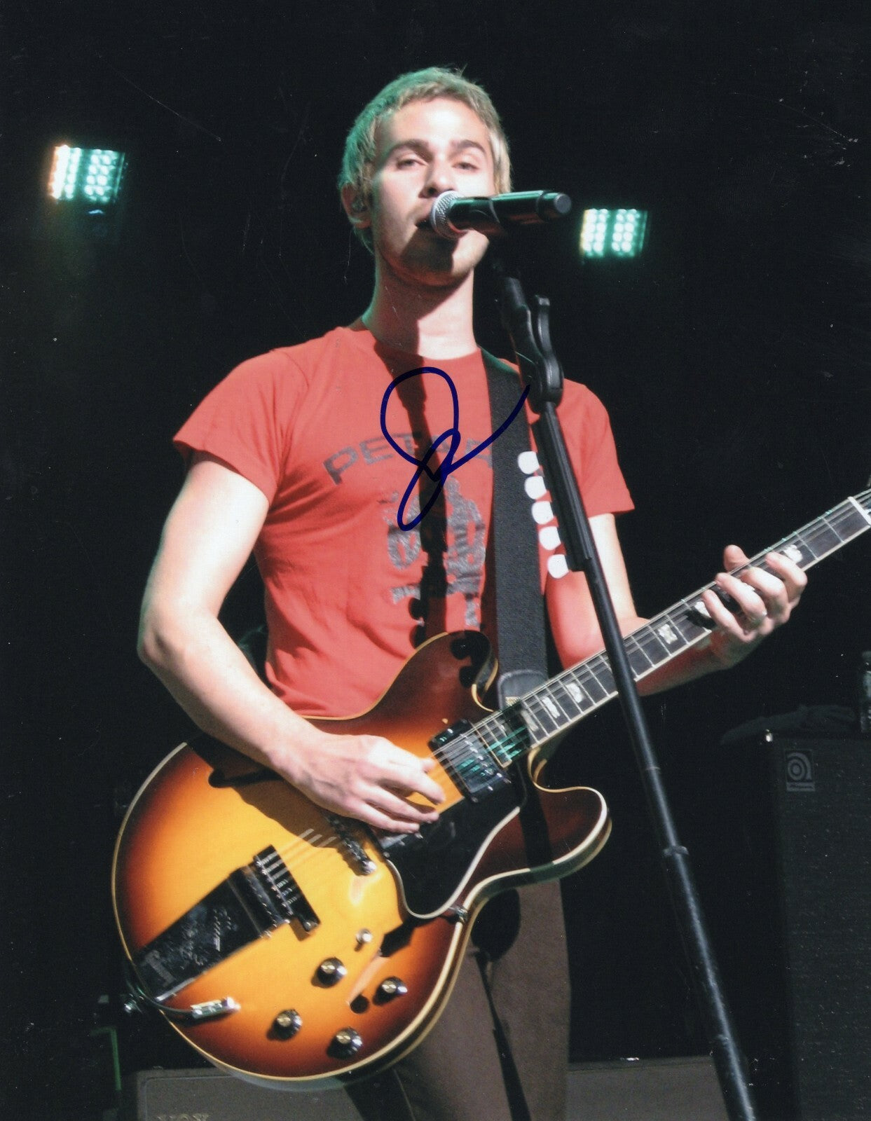 Jason Wade Signed 8x10 Photo w/COA Singer Songwriter Lighthouse 
