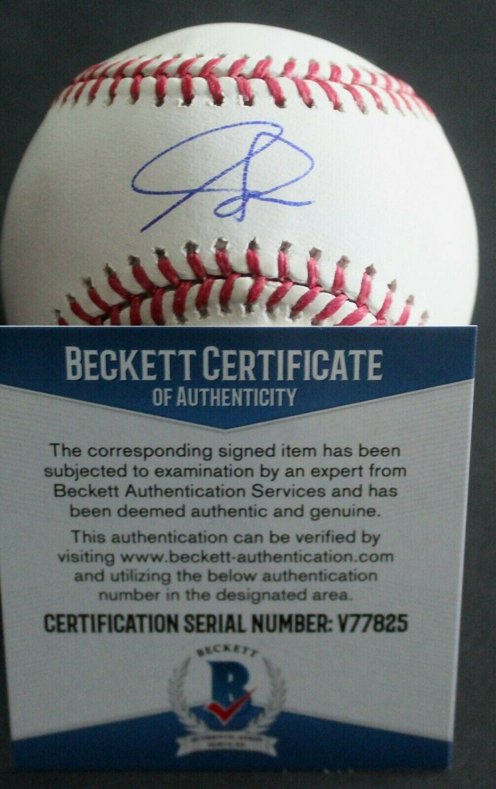 Forrest Whitley Houston Astros Signed Official Baseball W/Beckett COA V77825
