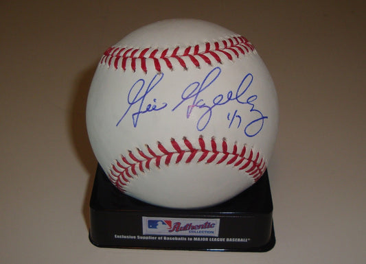 Gio Gonzalez Signed Official Major League Game Baseball w/COA Nationals #1