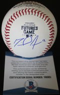 Miguel Amaya Chicago Cubs Signed 2019 Futures Game Baseball w/Beckett COA Y80651