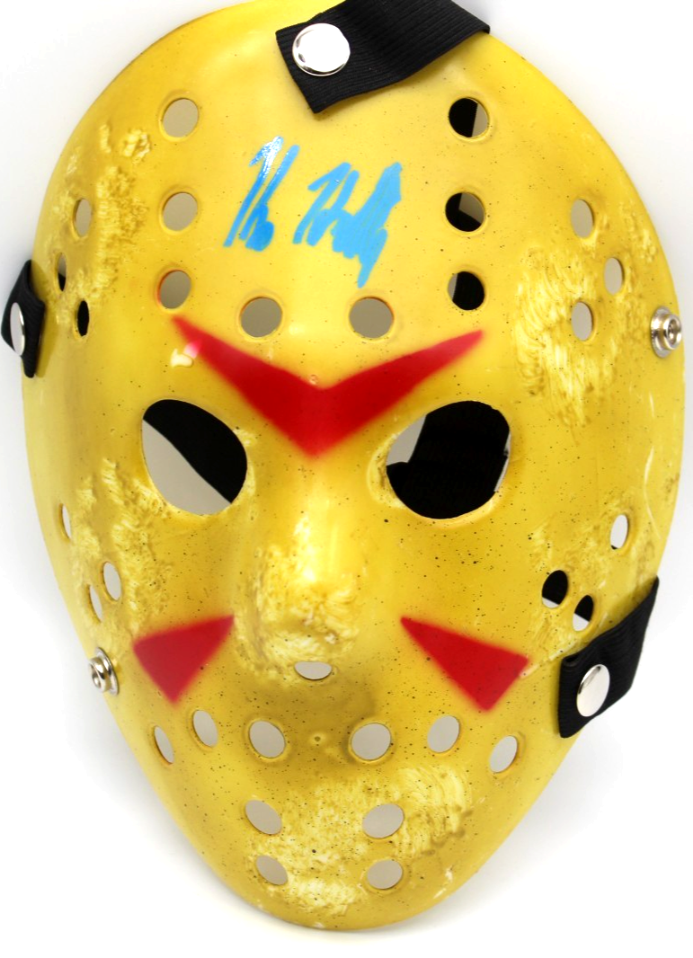 Kane Hodder Signed Friday the 13th Jason Prop Mask w/Beckett BAS COA BT56174