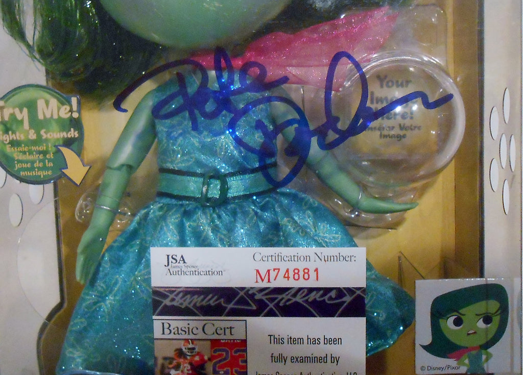 Pete Docter Signed Inside Out Toy w/JSA COA M748881 Talking Disgust