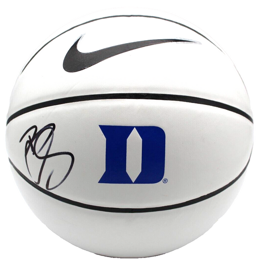 Carlos Boozer Duke Blue Devils Nike Logo Basketball W/Beckett COA BR00335