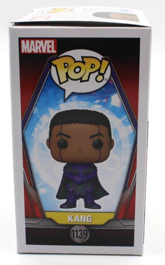 Jonathan Majors KANG Signed Funko Pop 1139 Ant Man w/Beckett COA BM50302 *Swap*