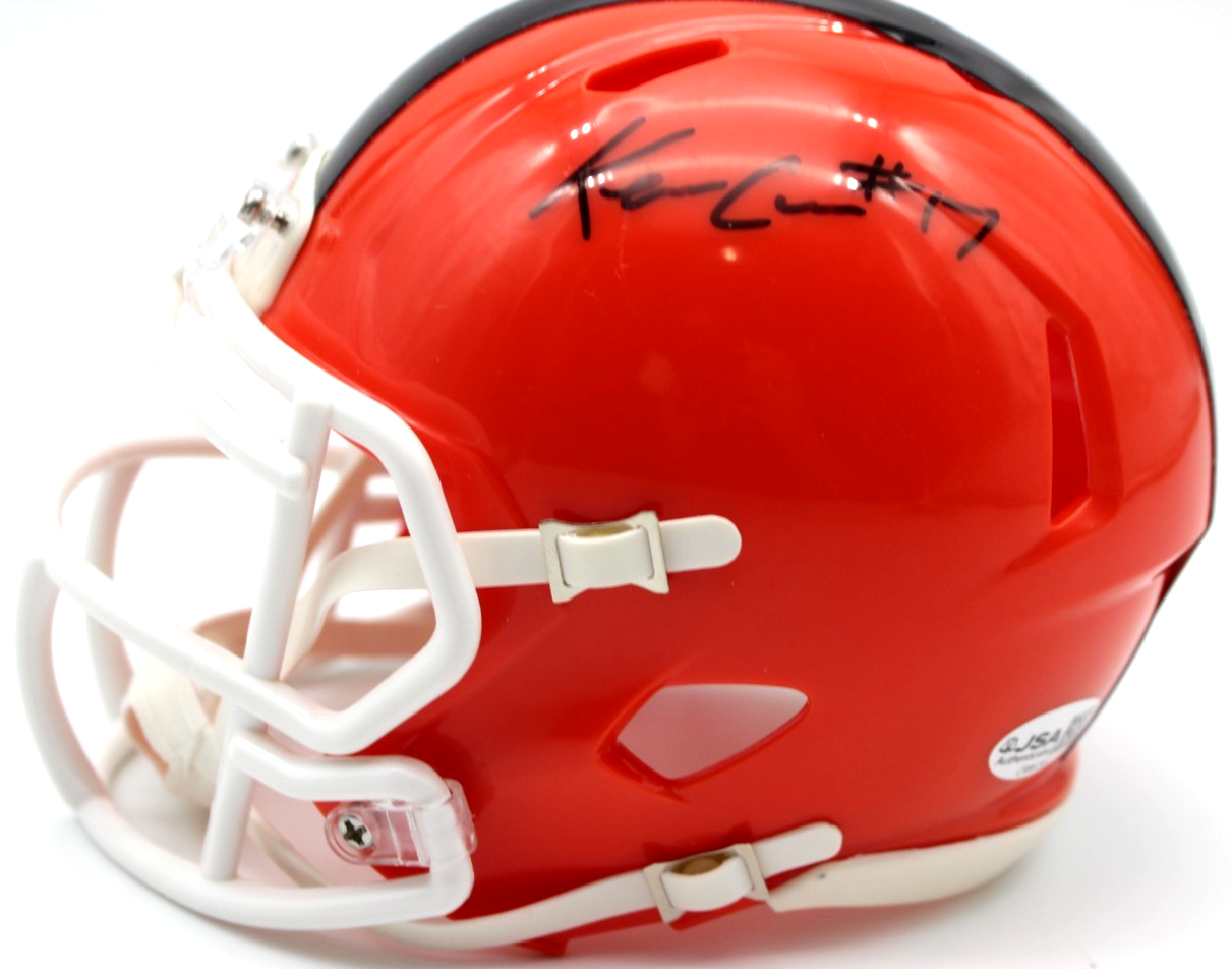 Kevin KC Concepcion Signed Cleveland Browns Mini Helmet w/JSA COA CR86248