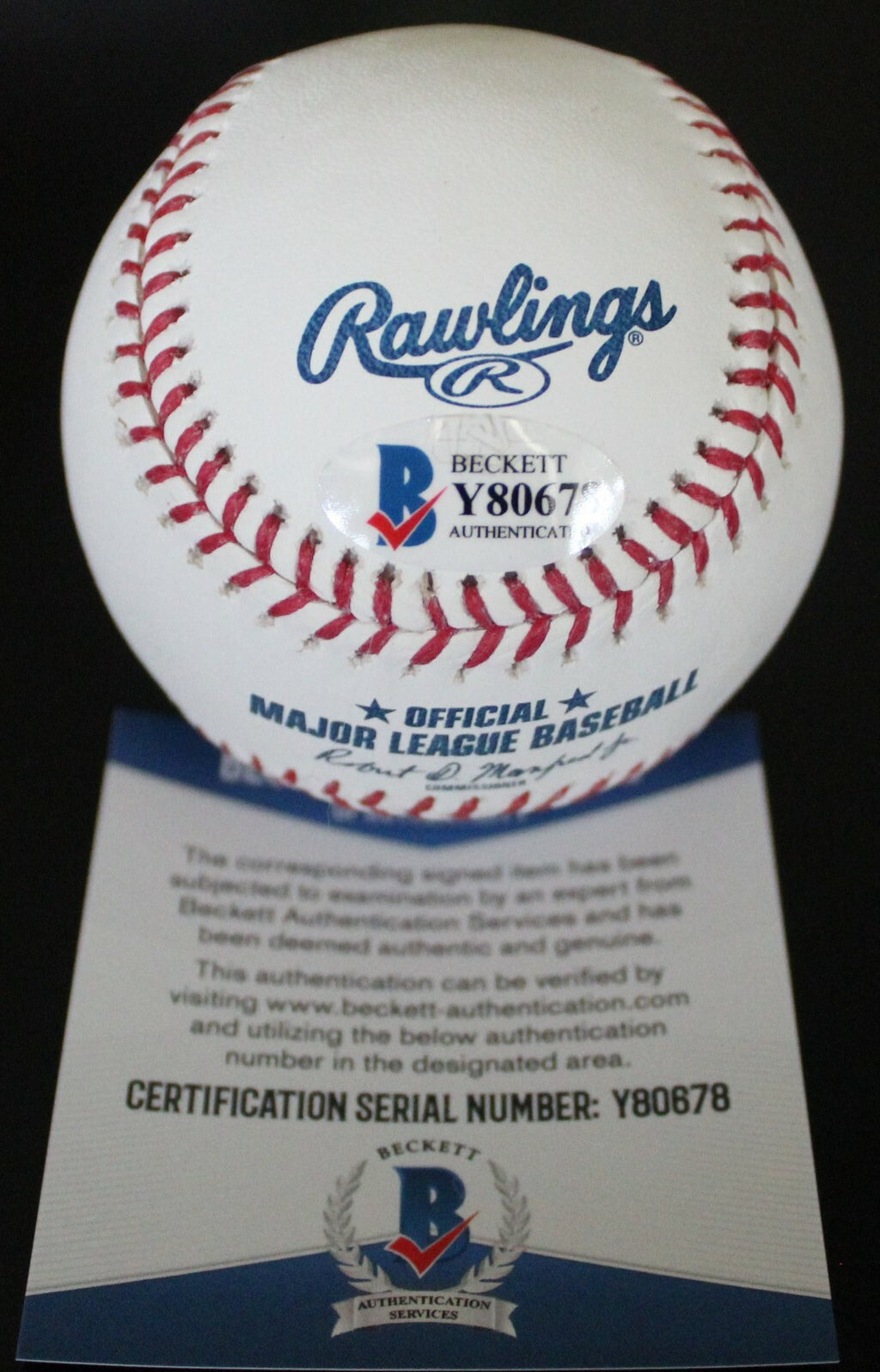 Cole Tucker Pittsburgh Pirates Signed Major League Baseball W/Beckett COA Y80678