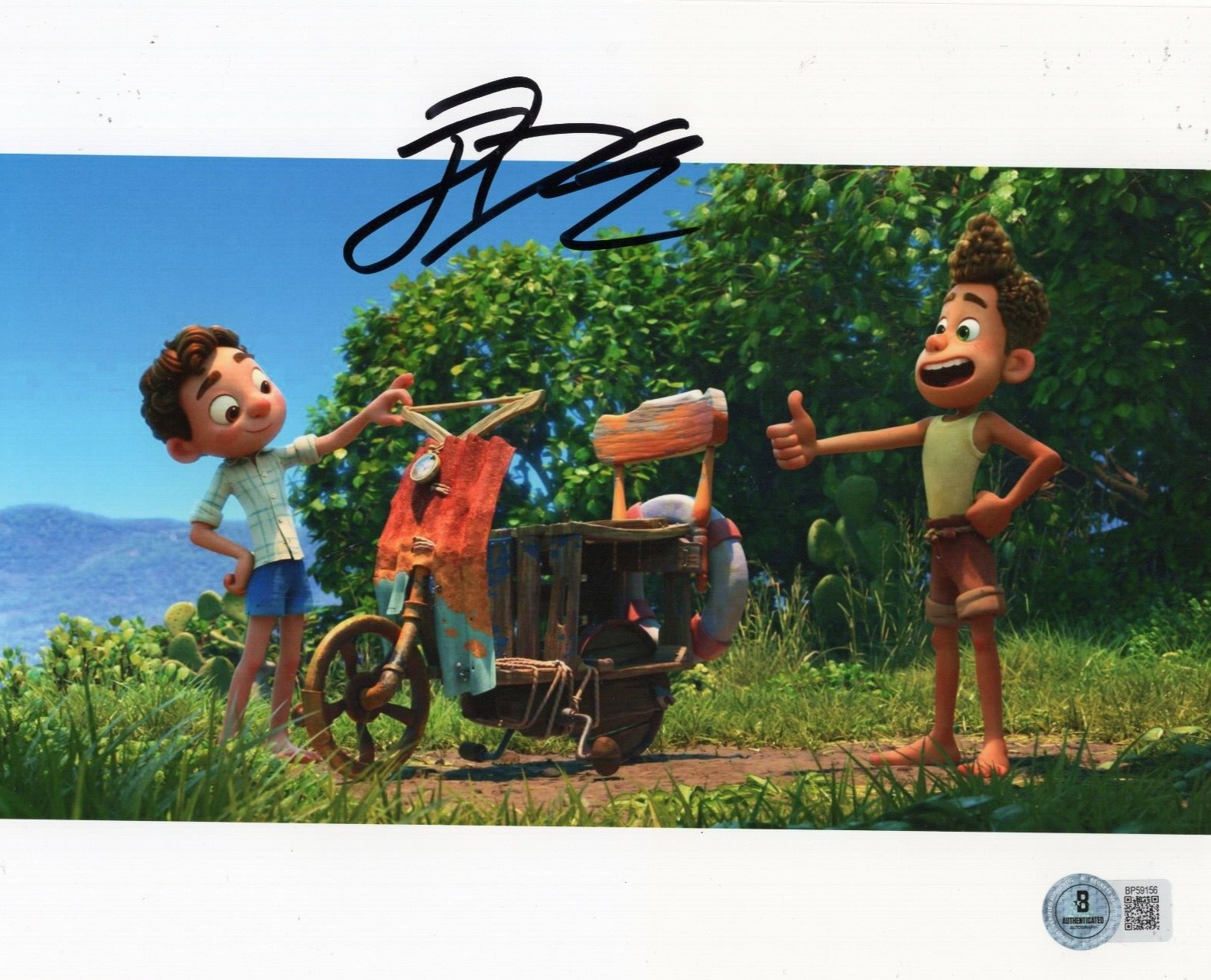 Jack Dylan Grazer Luca Alberto Scorfano Signed 8x10 Photo w/Beckett COA BP59156