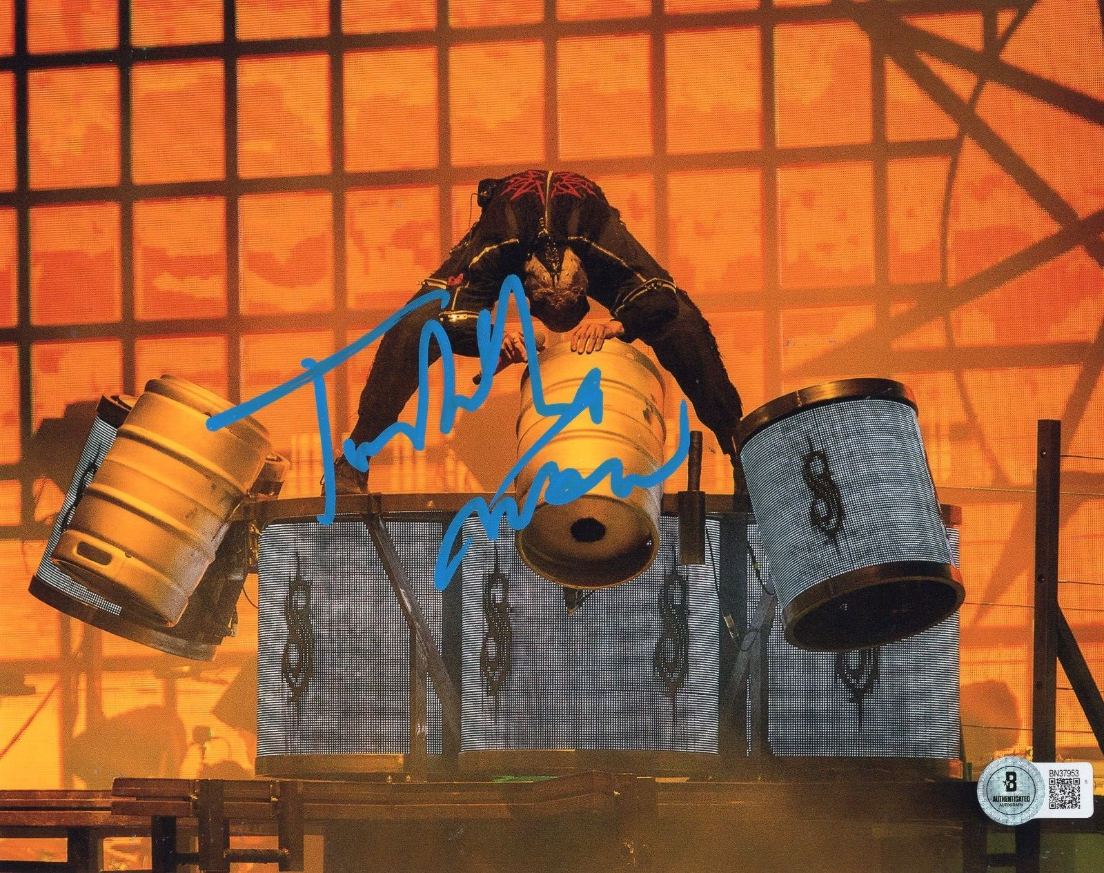 Michael Pfaff Slipknot Tortilla Man Signed 8x10 Photo w/Beckett COA BN37953
