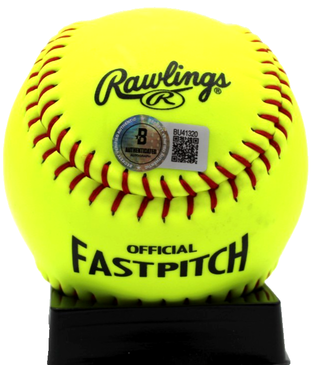 Sam Landry Signed Volts Oklahoma AUSL USA Softball w/Beckett BAS COA BU41320