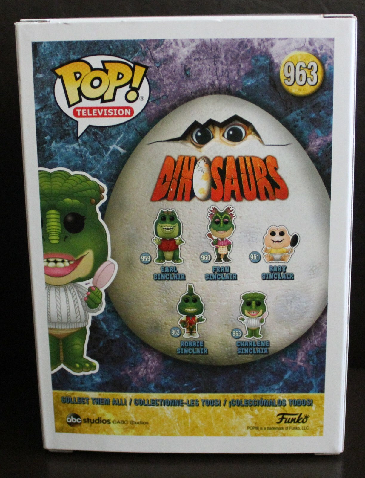 Sally Struthers Signed Dinosaurs TV Charlene Funko Pop #963 w/Beckett COA Y88517