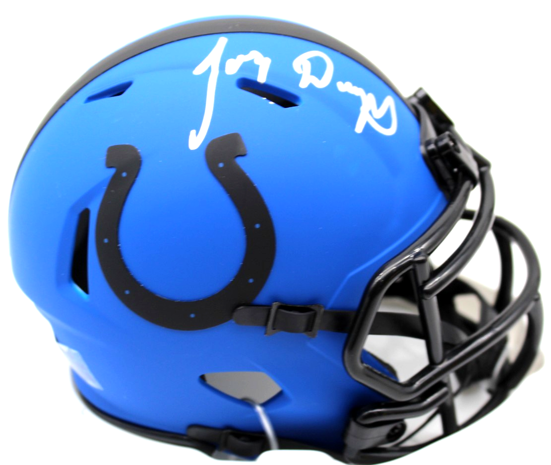 Tony Dungy Indianapolis Colts Signed Rave Mini Helmet w/Beckett COA BW61140