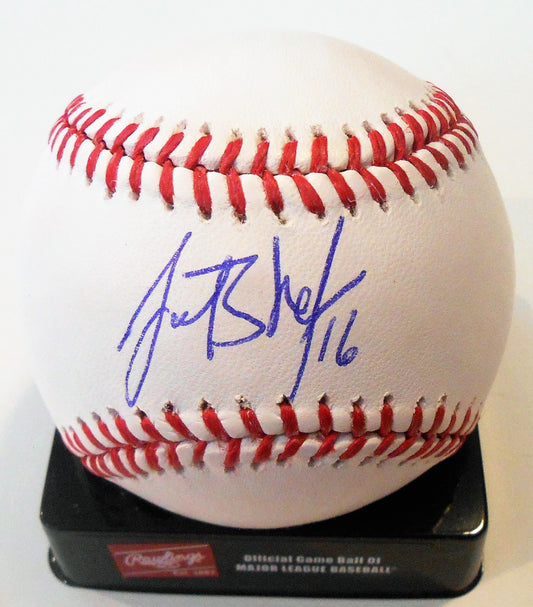 Justin Shafer Signed Official Major League Baseball W/COA Toronto Blue Jays