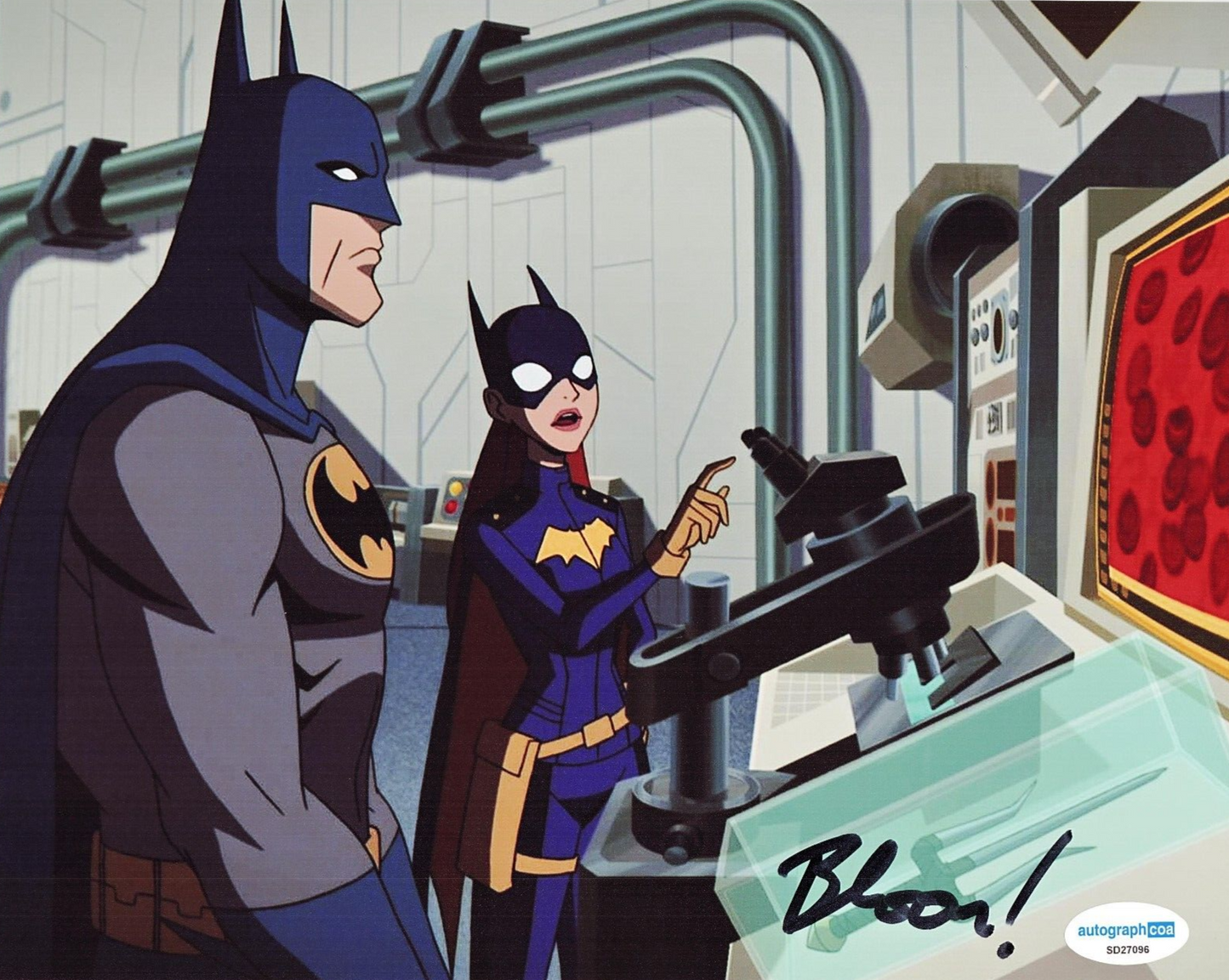 Rachel Bloom Signed 8x10 Photo Batgirl Batman vs Ninja Turtles w/ACOA SD27096