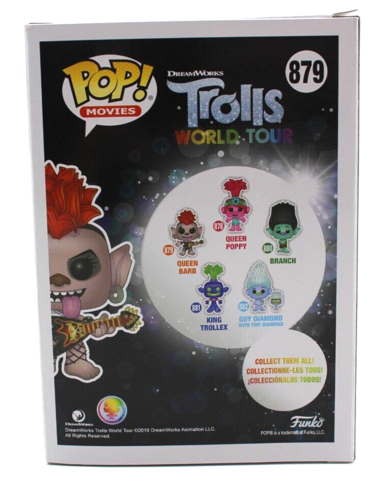 Rachel Bloom Trolls World Tour Queen Barb Signed Funko Pop w/Beckett COA BP89916