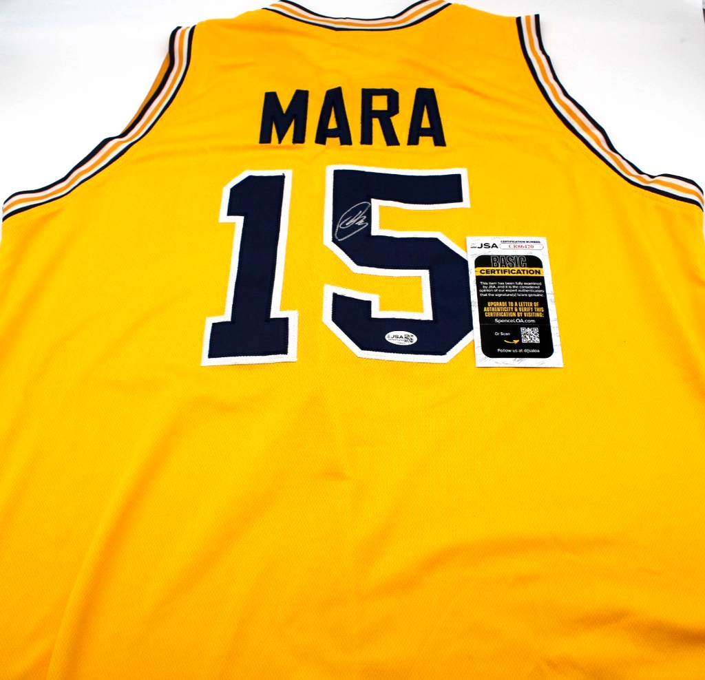 Aday Mara Signed Custom Michigan Wolverines Basketball Jersey w/JSA COA CR86420