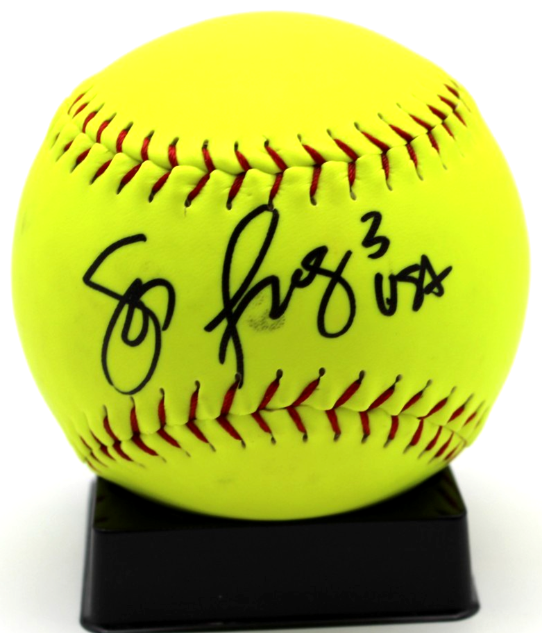 Lovieanne Jung Signed AUSL USA Softball w/Beckett BAS COA BT78220