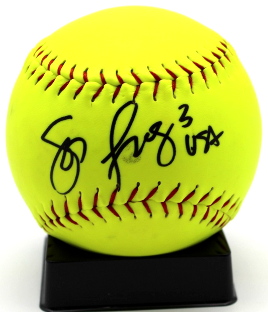 Lovieanne Jung Signed AUSL USA Softball w/Beckett BAS COA BT78220