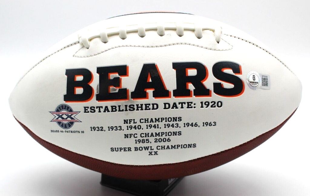 Keenan Allen Signed Chicago Bears Logo Football w/Beckett COA BP59309