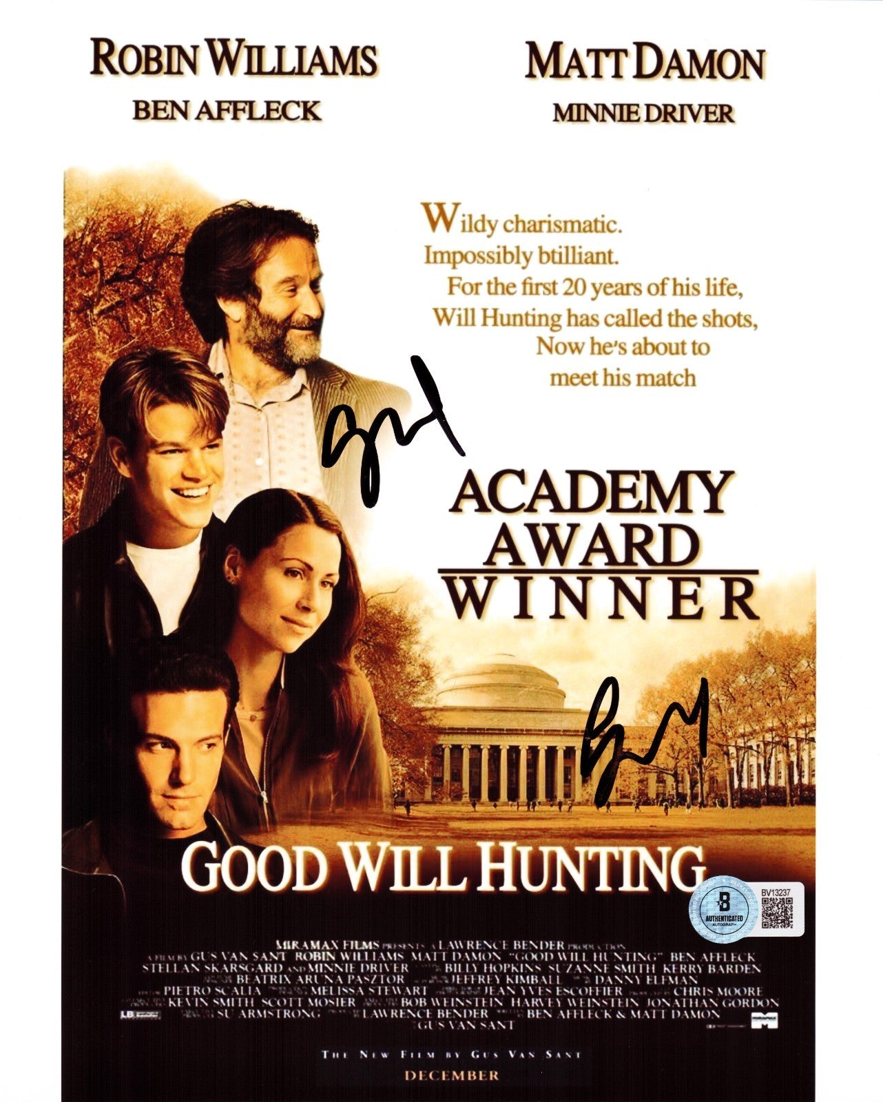 Gus Van Sant Signed Good Will Hunting 8x10 Photo w/Beckett BAS COA BV13237