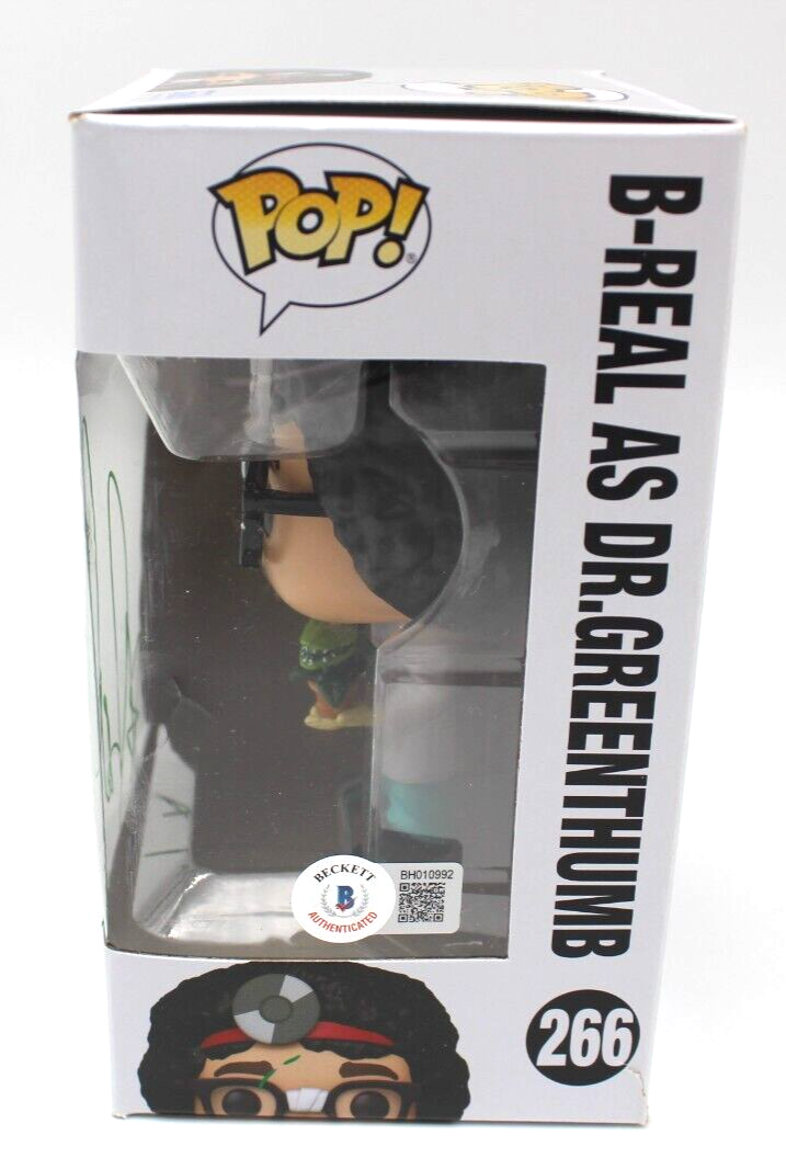 B-Real AS Dr. Greenthumb Cypress Hill Signed Funko Pop w/Beckett COA BH010992