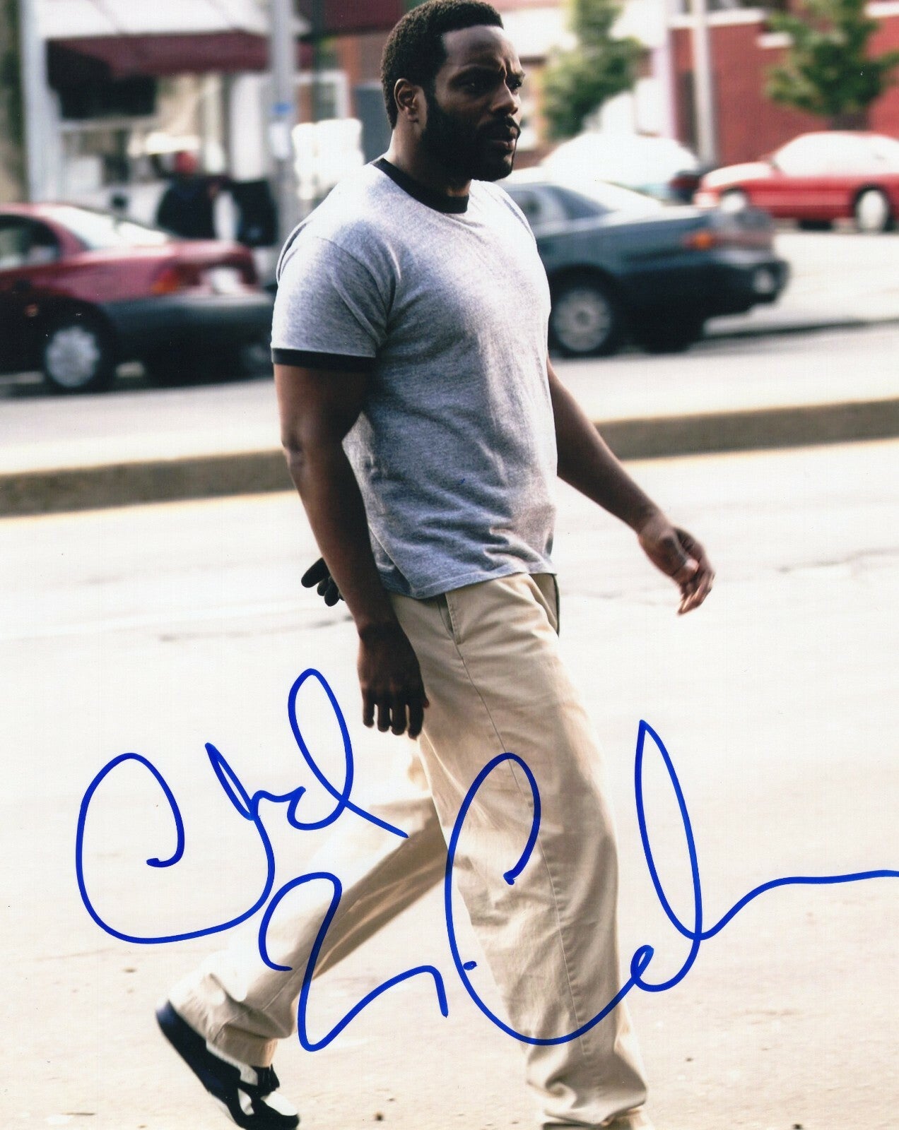 Chad Coleman Signed 8x10 Photo w/COA The Wire Cutty The Walking Dead #2     