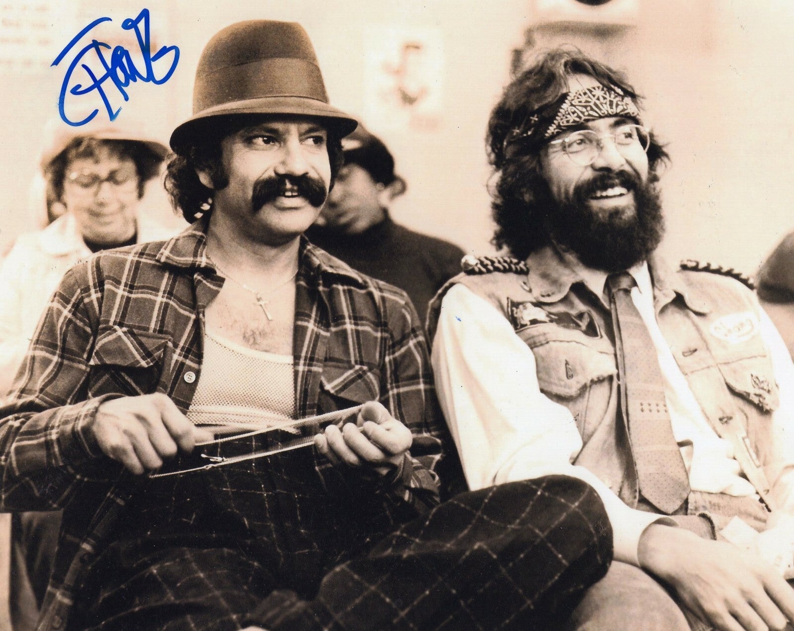 Tommy Chong Signed 8x10 Photo w/COA Up In Smoke Cheech and Chong   