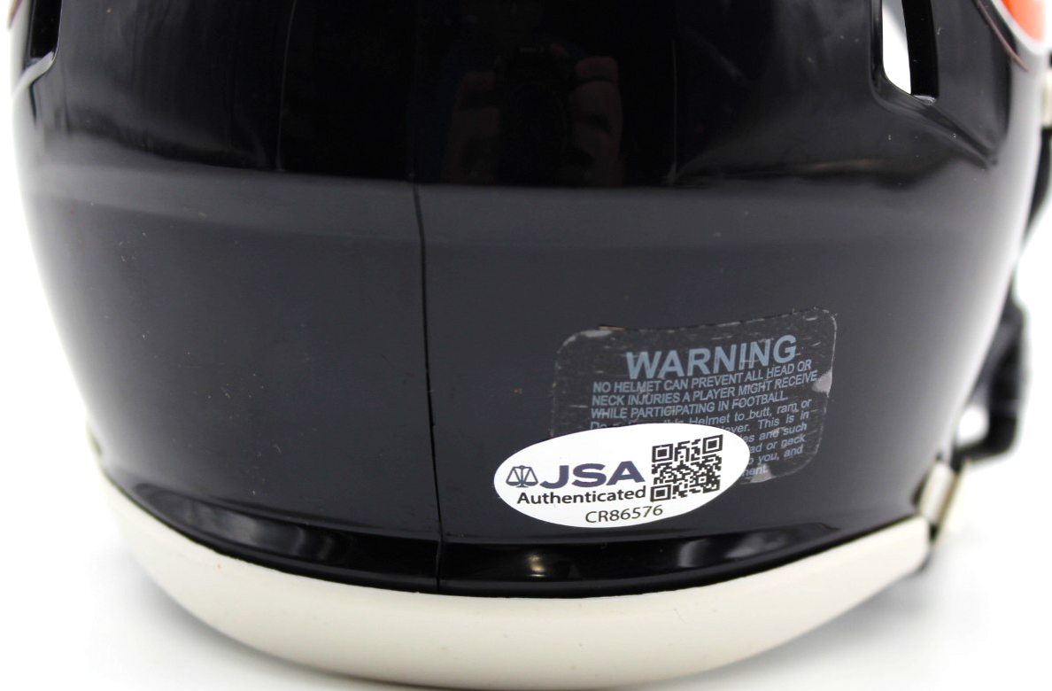 Jahdae Walker Chicago Bears Signed Mini Football Helmet w/JSA COA CR86576
