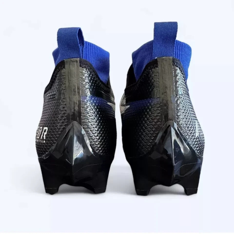 Nike Vapor Edge Pro 360 Football Cleat Men Size 12.5 Black Royal Blue CV6345-002