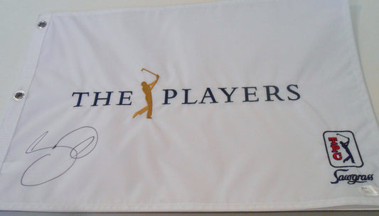 Jason Day Signed 2016 Players Championship Flag w/JSA COA TPC Sawgrass Q30299