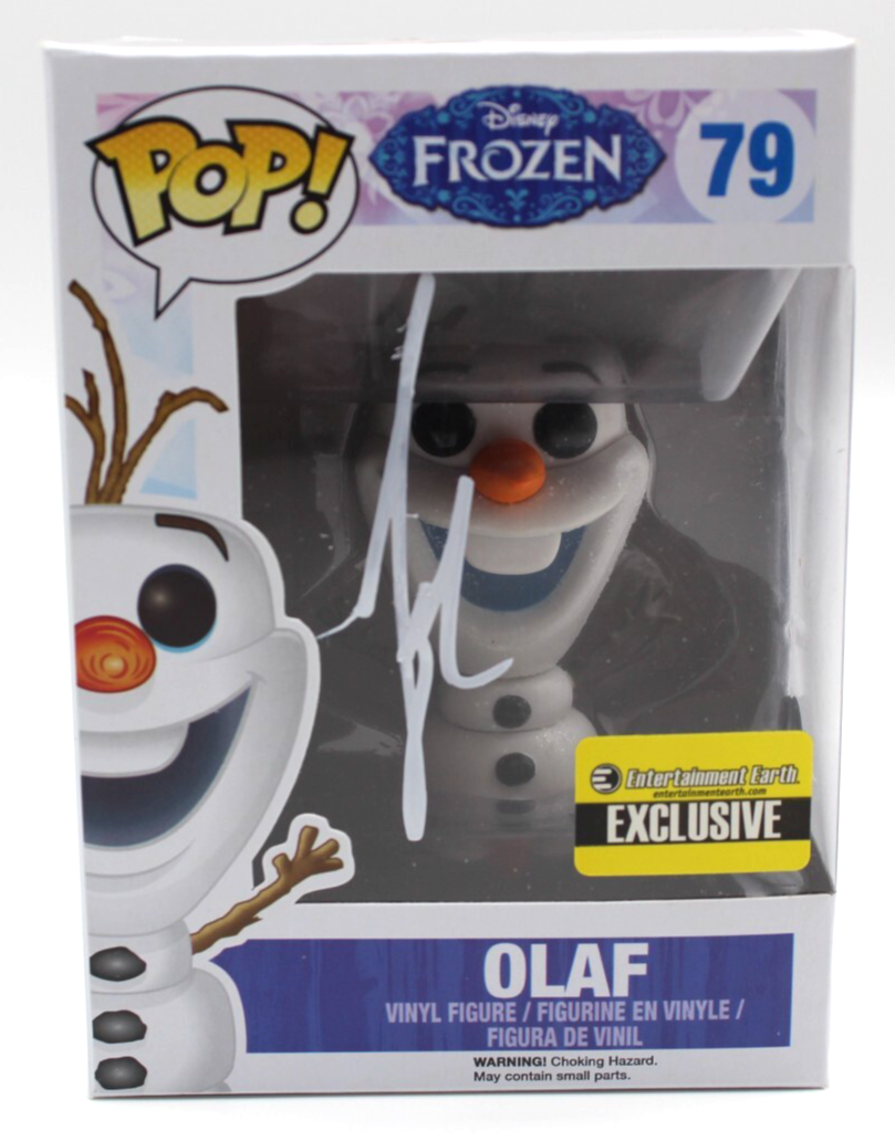 Josh Gad Signed Olaf Disney Frozen Movie 79 Funko Pop w/Beckett COA BR25867