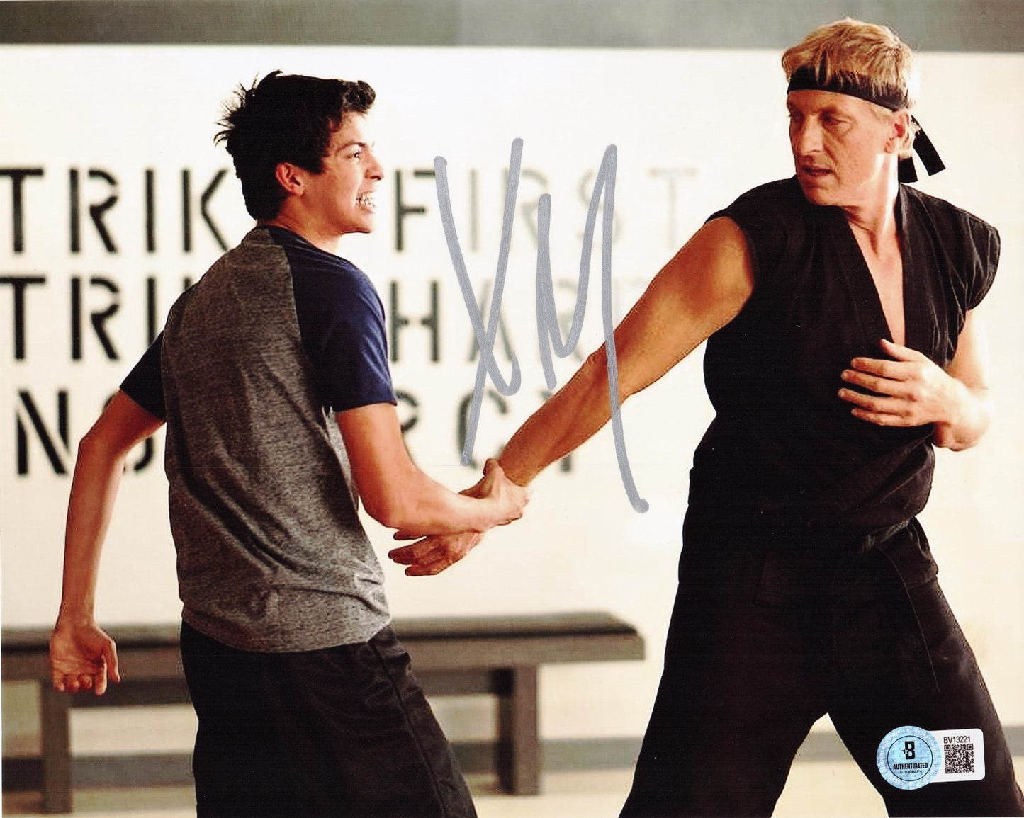 Xolo Mariduena Signed Cobra Kai Miguel Diaz 8x10 Photo w/Beckett BAS COA BV13221