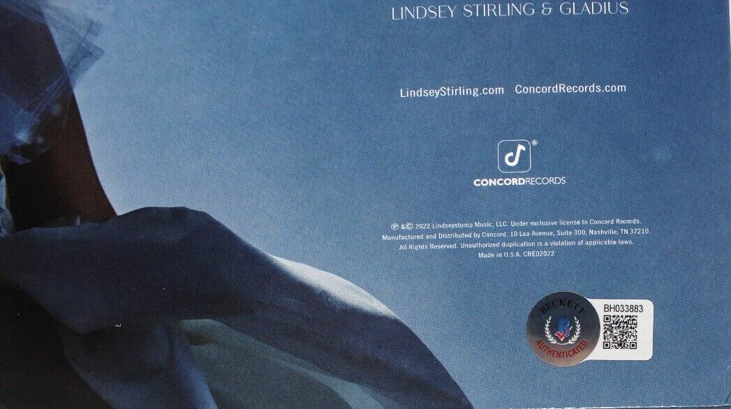 Lindsey Stirling Signed Snow Waltz New Vinyl Album W/Beckett BAS COA BH033883