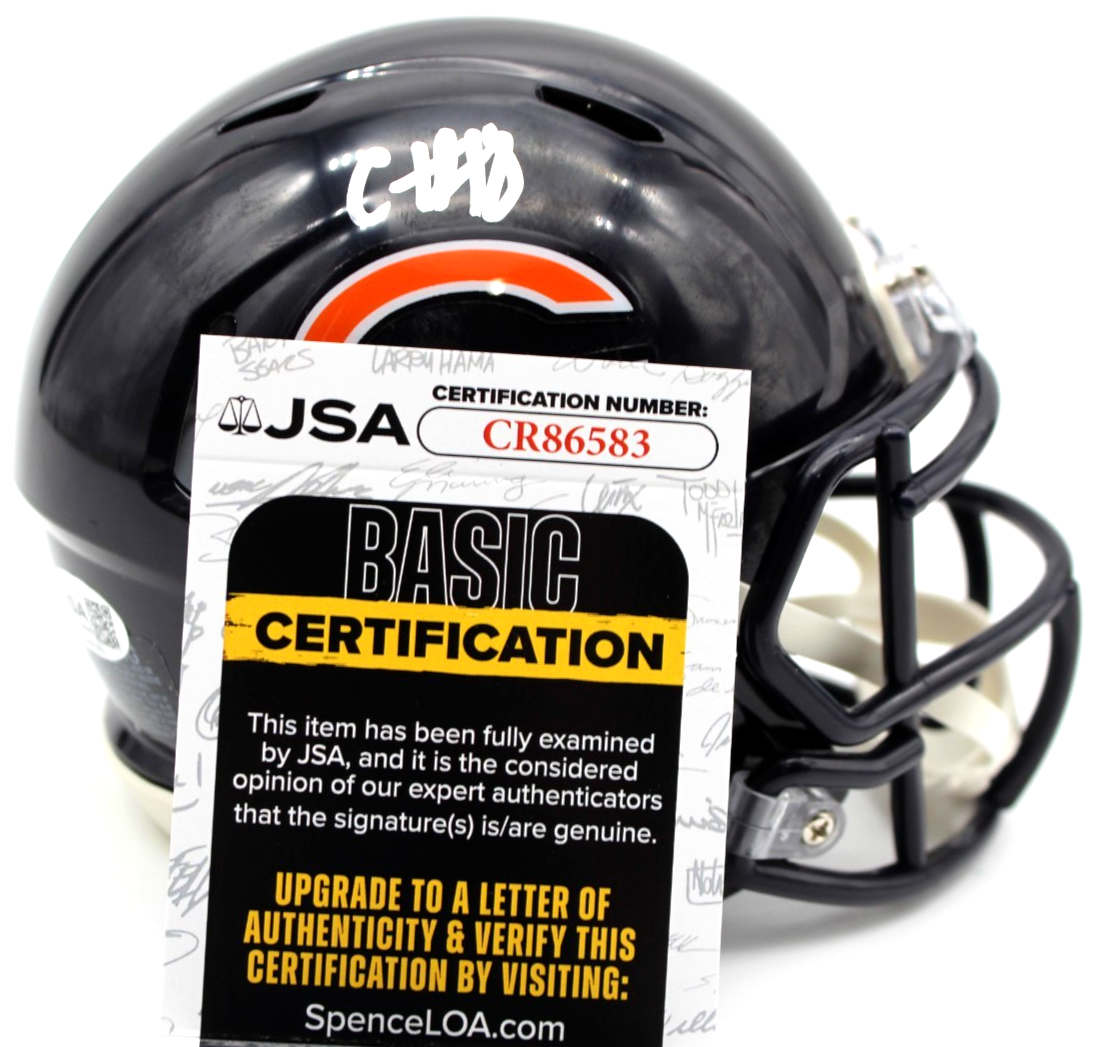Caleb Williams Chicago Bears Signed Mini Football Helmet w/JSA COA CR86583