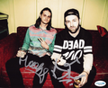 Zeds Dead DC and Hooks Signed 8x10 Photo Dubstep House Hip Hop w/ACOA SD27052
