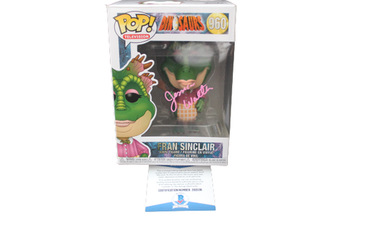 Jessica Walter Signed Dinosaurs TV Fran Sinclair Funko Pop w/Beckett COA Z02538