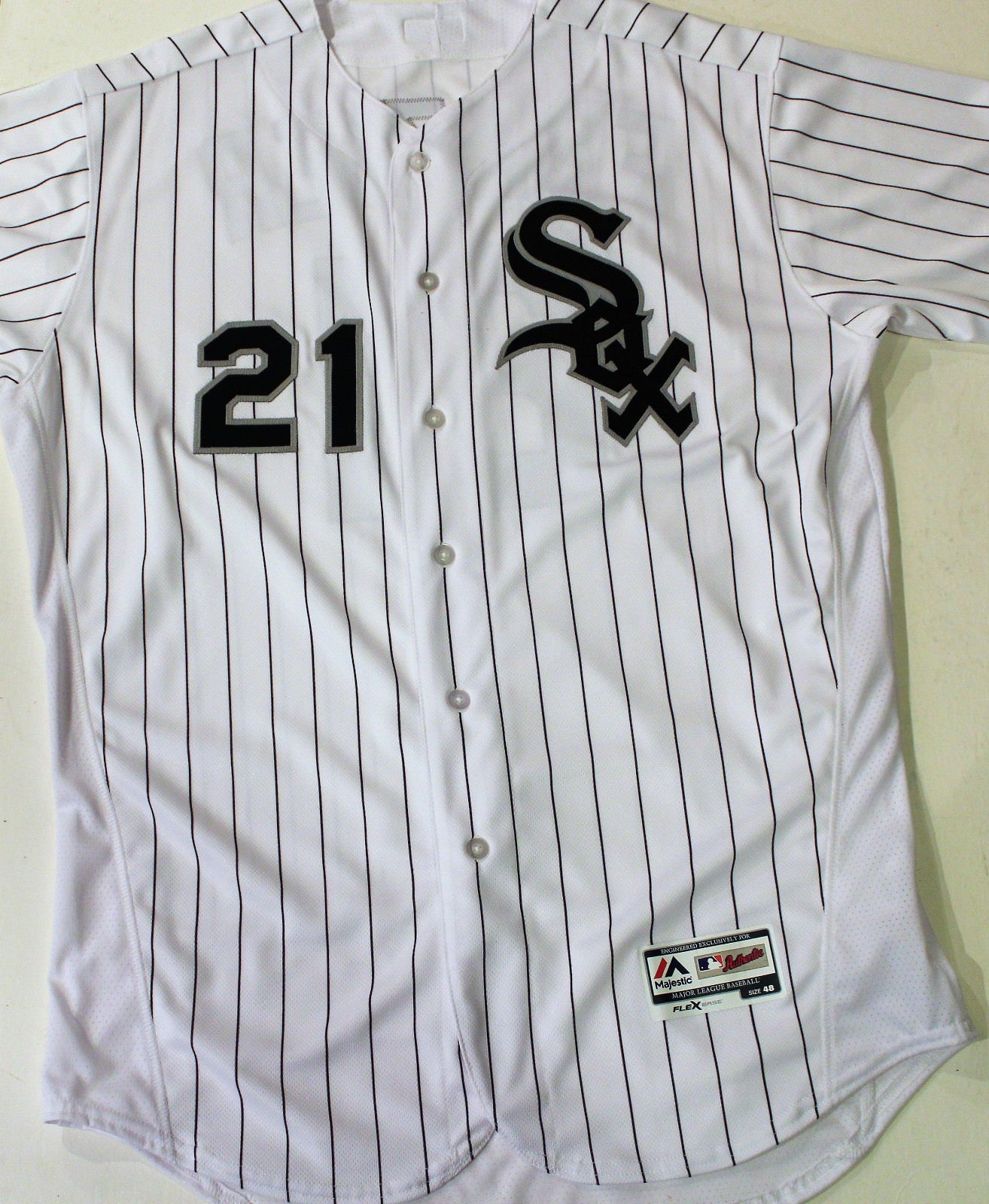 Todd Frazier Signed Chicago White Sox Authentic Jersey w/COA MLB Hologram SZ 48
