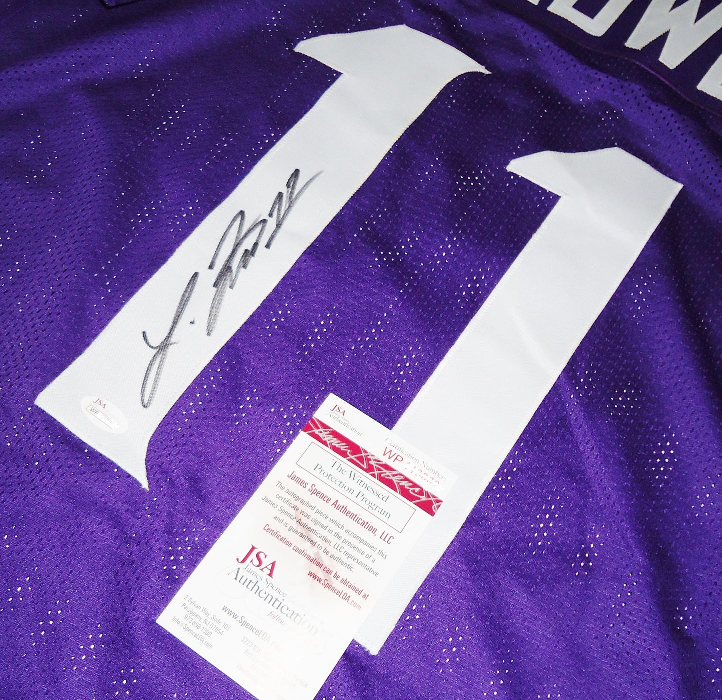 Laquon Treadwell Signed Custom Minnesota Vikings Football Jersey w/JSA COA 