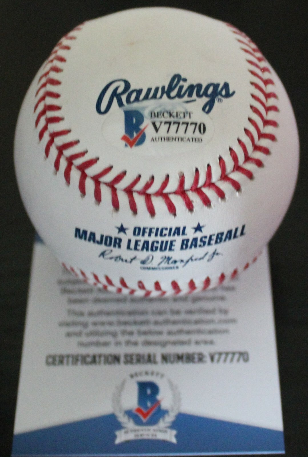 Matt Thaiss Signed Official Major League Baseball w/Beckett COA Angels V77770
