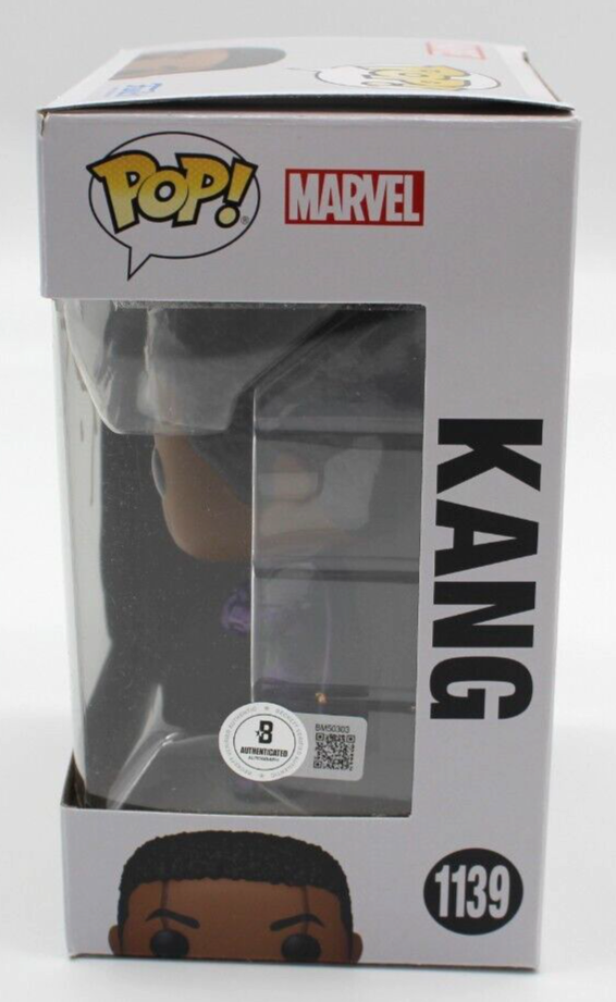 Jonathan Majors KANG Signed Funko Pop 1139 Ant Man w/Beckett COA BM50303 *Swap*