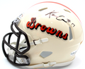 Kevin KC Concepcion Signed Cleveland Browns Retro Mini Helmet w/JSA COA CR86332