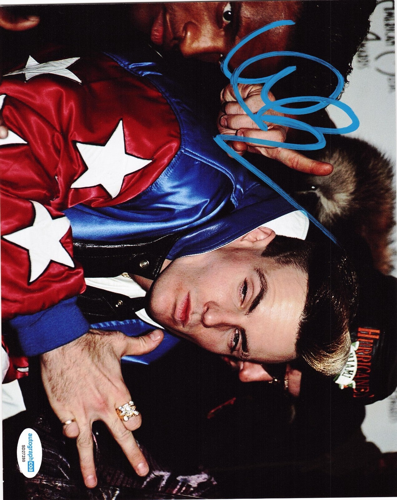 Vanilla Ice Signed 8x10 Photo Ice Ice Baby Rap Hip Hop w/ACOA SD27280