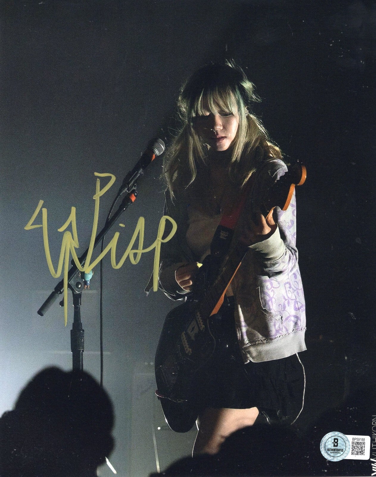 Wisp Natalie Lu Pandora Your Face Signed 8x10 Photo w/Beckett COA BP59188